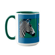 Pescoço de duas zebras e Neck/Z como na zebra #2