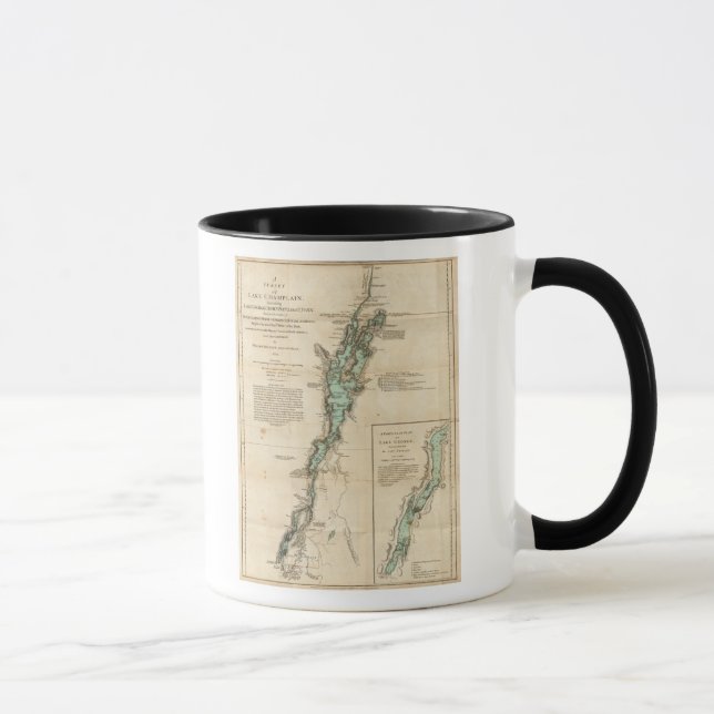 Caneca Pesquisa do Lago Champlain (Direita)