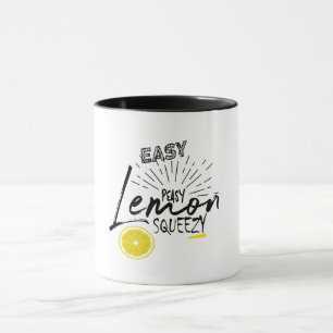 Caneca Péssimo e fácil espremimento de limão