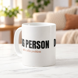 Caneca Pessoa de Cachorro Com Problema de Café
