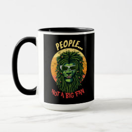 Caneca Pessoas de leão verde não é um grande fã