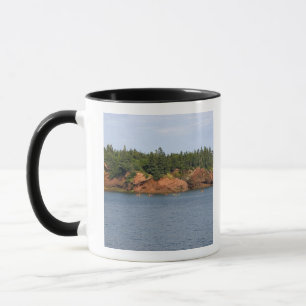 Caneca Pessoas fazendo caiaque no mar na Baía de Fundy em