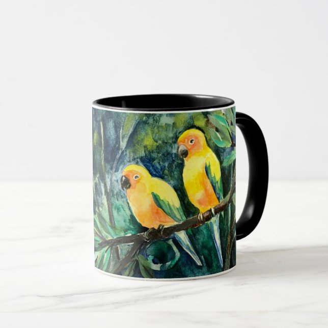 Caneca Pessoas Legais Têm Papagaios (Frente Esquerda)