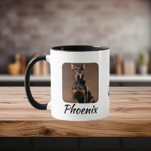 Caneca Pet Doberman Pincher Foto Personalizar Mug