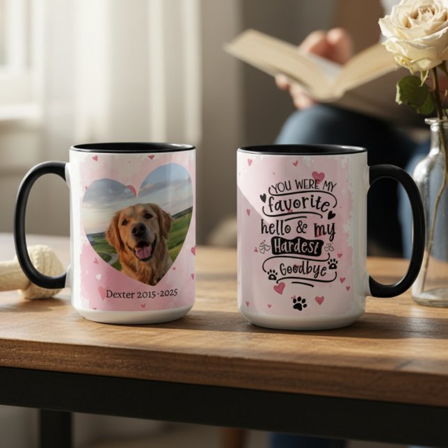 Caneca Pet Memorial Photo Coffee (Pet Photo Memorial coffee mug)
