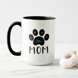 Caneca Pet Paw Dog Cat te ama Coffee Mug