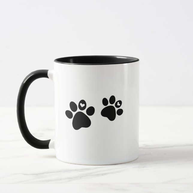 Caneca Pet-Pet-Graphic Mug; Gato Novidade, Amantes (Esquerda)