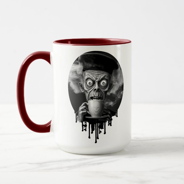 Caneca Pete: Manhãs de Cérebro Líquido (Esquerda)