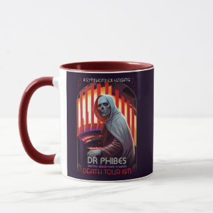Caneca Phibes Mug - Sinfonia de Vengeance 1971 Horror