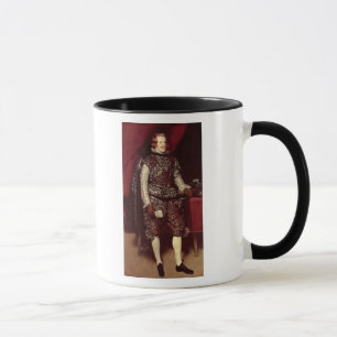 Caneca Philip IV da espanha em Brown e em prata