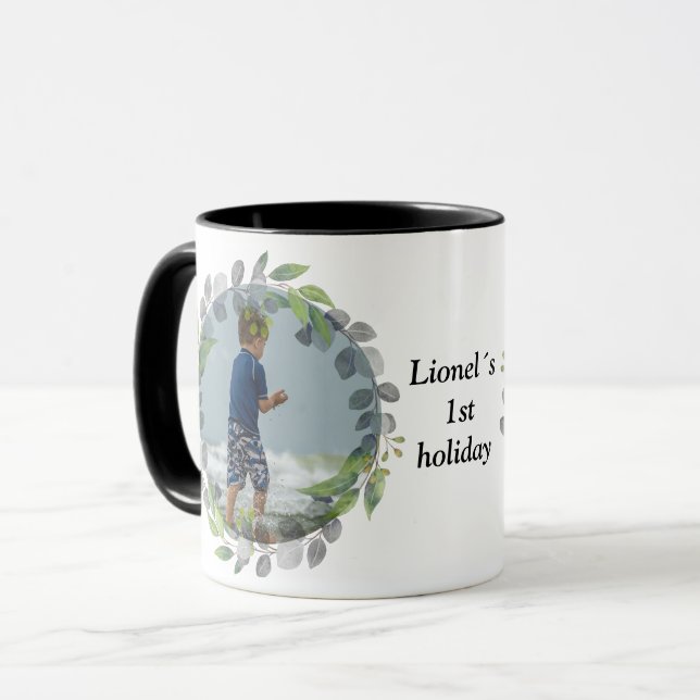 Caneca photo flower frame (Frente Esquerda)