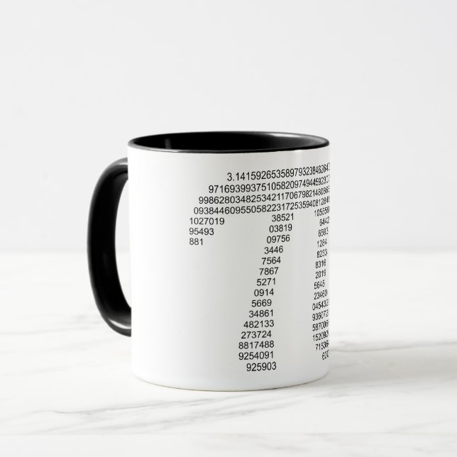Caneca Pi (Frente Esquerda)