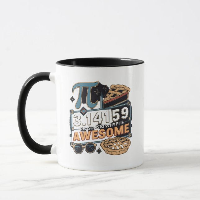 Caneca Pi Day (Esquerda)