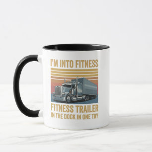 Caneca Piada de Caminhoneiro Fitness Reboque Inteiro no D