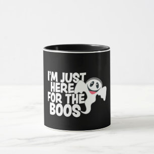 Caneca Piada de Fantasmas de Halloween Boos Pun 