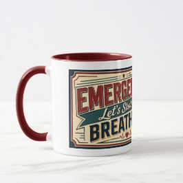 Caneca Piada de Humor de Enfermeira - Citação Divertida M