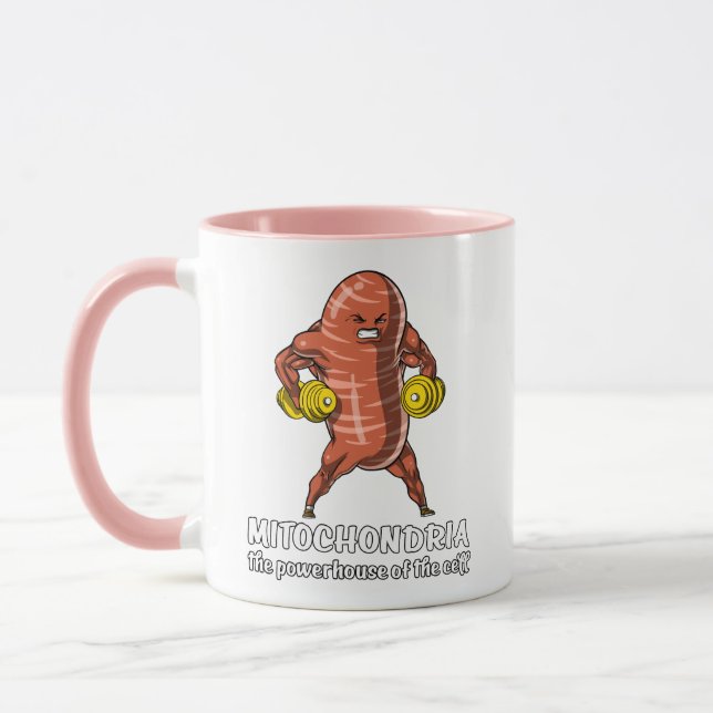 Caneca Piada engraçada das mitocôndria da ciência da (Esquerda)
