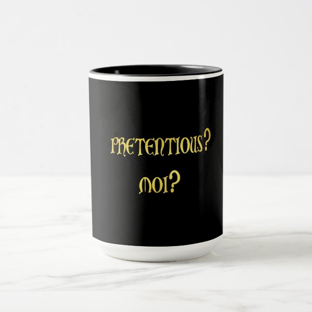 Caneca Piada Pretensiosa Engraçada (Centro)