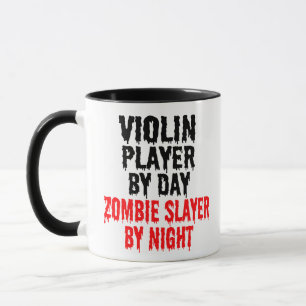 Caneca Piada Zombie do Jogador de Violino
