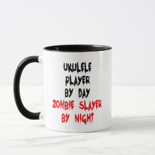 Caneca Piada Zombie do Jogador Ukulele