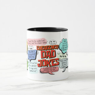 Caneca Piadas de Pai de emergência