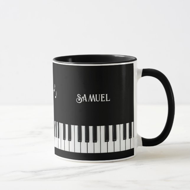 Caneca Pianista De excelente No Fazer Personalizado (Direita)