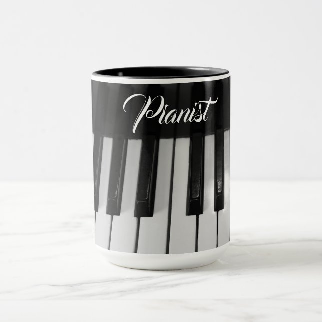 Caneca Pianista Profissional Elegante (Centro)