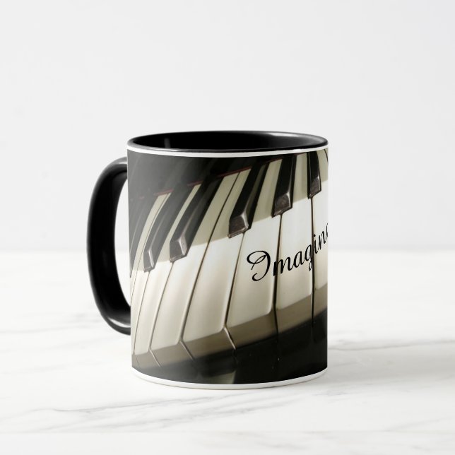 Caneca Piano Keys Coffee Mug (Frente Esquerda)