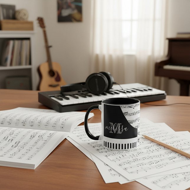 Caneca Piano Personalizável (Criador carregado)