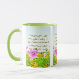 Caneca Pic De Escritura De Bíblia Do KJV Psalms 23:4