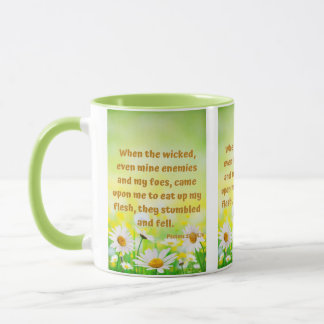 Caneca Pic De Escritura De Bíblia Do KJV Psalms 27:2