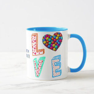 Caneca Pickleball Cute Pickleballe Valentine Day