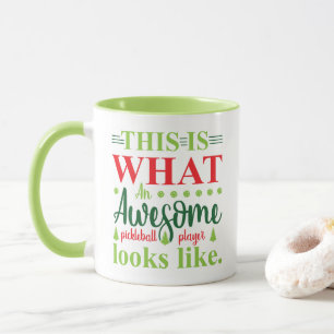 Caneca Pickleball Parece Um Café De Esportes Verdes Diver