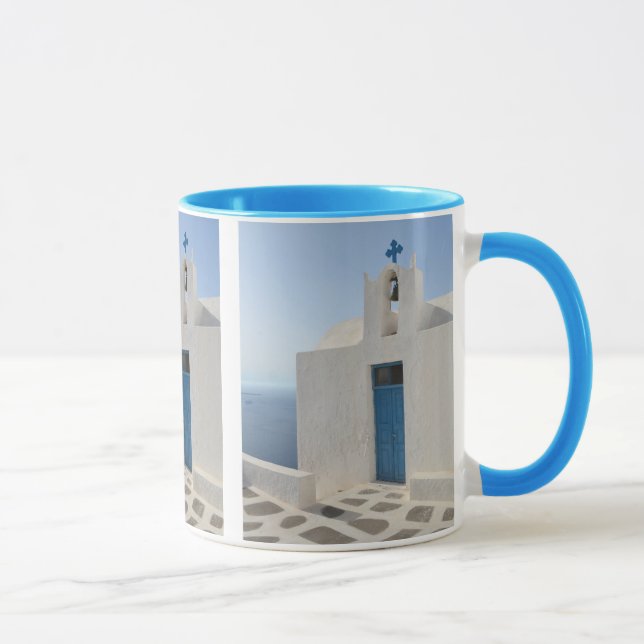 Caneca Picturesco Igreja Santorini (Direita)
