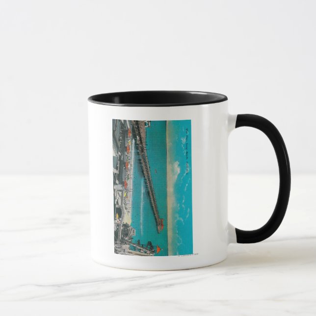 Caneca Pier, Beach e Long Beach (Direita)