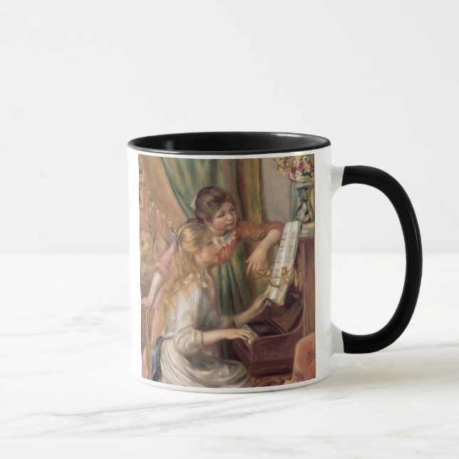 Caneca Pierre A Renoir| Jovens raparigas no Piano (Direita)