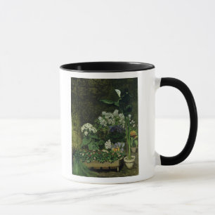 Caneca Pierre flores de Renoir um em uma estufa