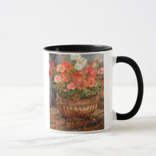 Caneca Pierre gerânio de Renoir um em uma bacia de
