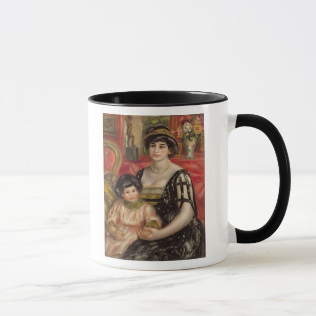 Caneca Pierre uma Sra. Josse Bernheim-Jeune e filho de (Direita)