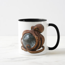 Caneca Pieuvre géante et proie