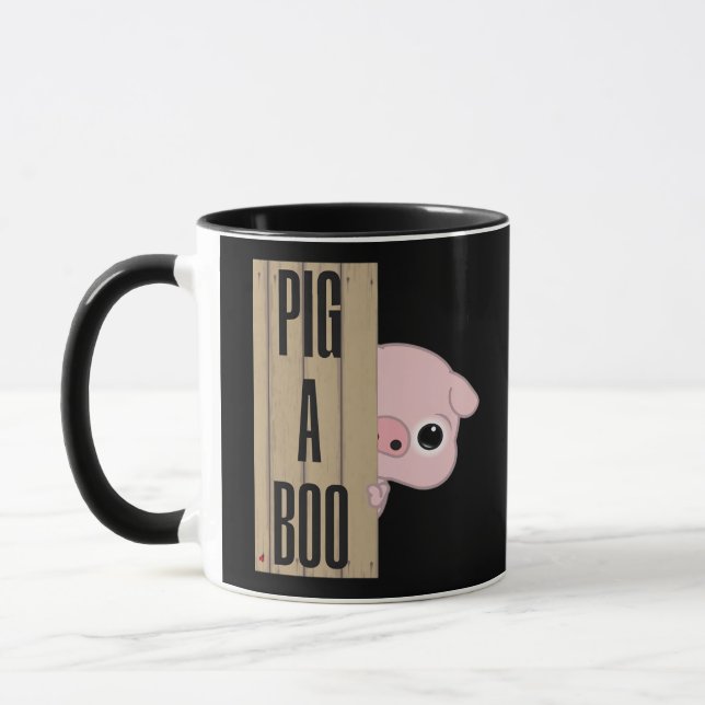 Caneca Pig A Cerca De Boo (Esquerda)