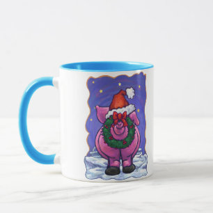 Caneca Pig Christmas