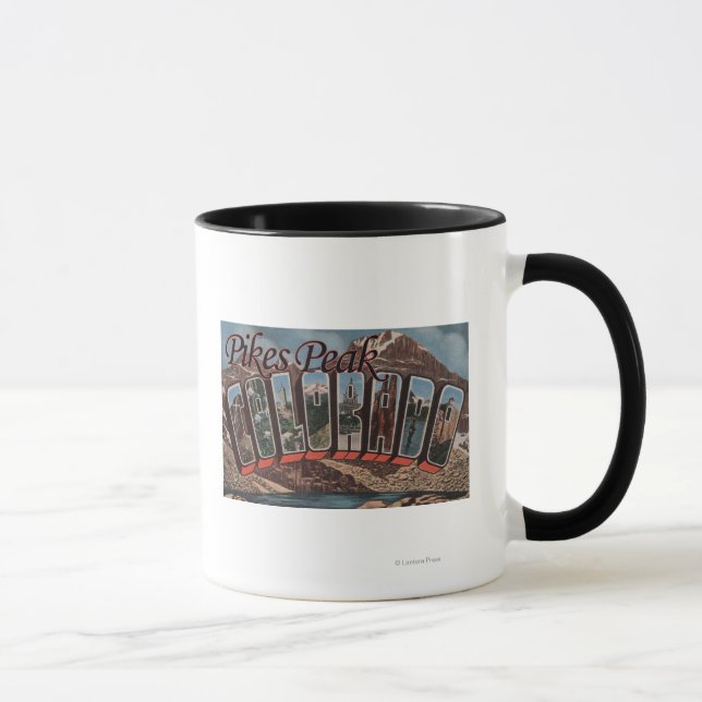 Caneca Pikes Peak, Colorado - Grandes Cenas de Letra (Direita)