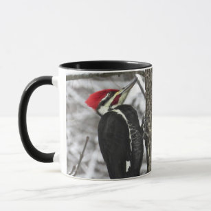 Caneca Pileated Woodpecker Bird Mug