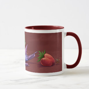 Caneca Pilha de filhotes de cachorro famélicos