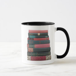 Caneca Pilha de Livro-VERMELHO