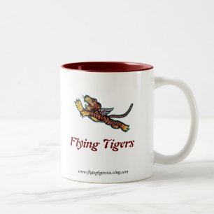 Caneca piloto de Flying Tigers - canhota