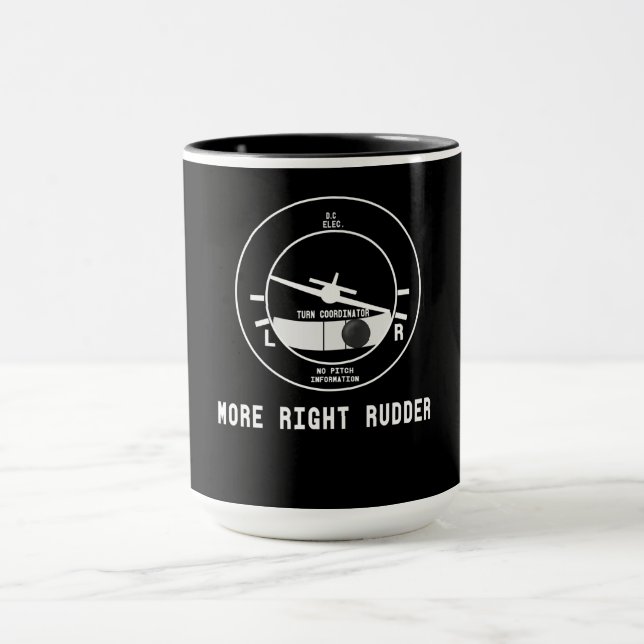 Caneca Piloto De Instrutor De Voo Cfi Mais Direto (Centro)