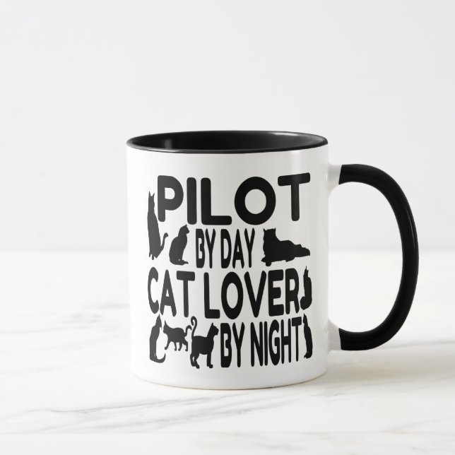 Caneca Piloto do Cat Lover (Direita)
