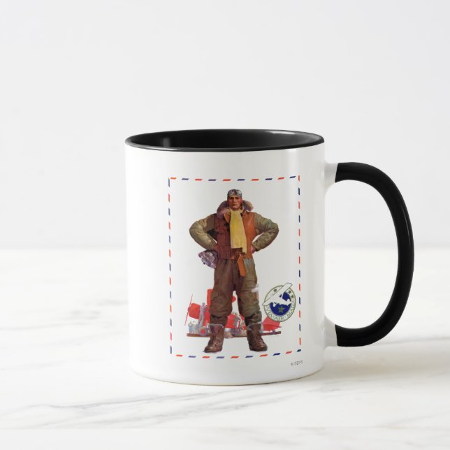 Caneca Piloto do correio aéreo (Direita)